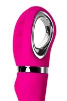 Розовый вибратор JOS PILO с WOW-режимом - 20 см. - фото 169671