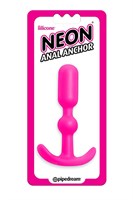 Розовая силиконовая анальная пробка Anal Anchor - 10,2 см. - фото 88304
