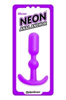 Фиолетовая силиконовая анальная пробка Anal Anchor - 10,2 см. - фото 88306