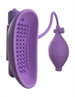 Сиреневая вакуумная вибропомпа для вагины Sensual Pump-Her - фото 1428389