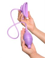 Сиреневая вакуумная вибропомпа для вагины Sensual Pump-Her - фото 1428391