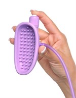 Сиреневая вакуумная вибропомпа для вагины Sensual Pump-Her - фото 1428393