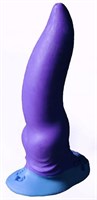 Фиолетовый фаллоимитатор  Зорг mini  - 17 см. - фото 1348012