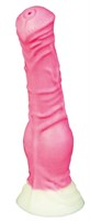 Розовый фаллоимитатор  Пони mini  - 18,5 см. - фото 1348019