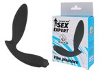 Чёрный вибростимулятор простаты Sex Expert Vibe Pleasure - фото 1400058