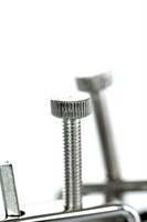 Серебристые зажимы для сосков Theatre с цепочкой 89657