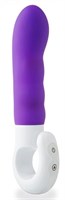 Фиолетовый вибромассажер IMPULSE - 16,5 см. - фото 161428