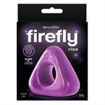 Фиолетовое треугольное эрекционное кольцо FIREFLY RISE - фото 171803