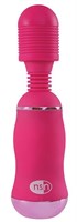 Ярко-розовый вибромассажер с усиленной вибрацией BoomBoom Power Wand - фото 172095