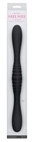 Черный двойной вибромассажер 2FER Dual Massager - 36 см. - фото 172102