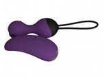 Фиолетовые виброшарики с вибропультом SuperNova - фото 89490