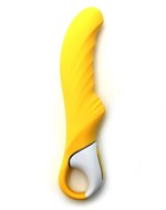 Жёлтый вибратор Satisfyer Vibes Yummy Sunshine - 22,5 см. - фото 171878