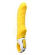 Жёлтый вибратор Satisfyer Vibes Yummy Sunshine - 22,5 см. - фото 171879