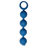 Синяя анальная цепочка Appulse - 15 см. - фото 1183318