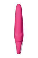 Ярко-розовый вибратор  Satisfyer Vibes Mr. Rabbit с клиторальным отростком - 22,1 см. - фото 172058
