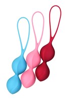 Набор из 3 двойных вагинальных шариков Satisfyer V Balls - фото 1336695