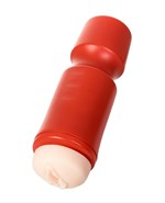 Мастурбатор-вагина A-Toys в красной колбе - фото 1362925