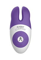 Фиолетовый вибростимулятор с ушками The Lay-on Rabbit - фото 172460