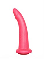 Розовый плаг-массажёр для стимуляции простаты - 17 см. 96229
