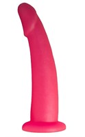 Розовый плаг-массажёр для стимуляции простаты - 16 см. - фото 1401019