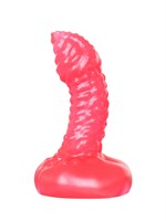 Розовый пупырчатый массажёр простаты - 11 см. 96233