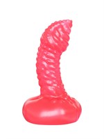 Розовый пупырчатый массажёр простаты - 11 см. 96233