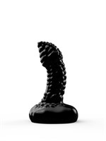 Чёрный плаг-массажёр для простаты - 7,2 см. 96234