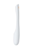 Белый гибкий водонепроницаемый вибратор Sirens Venus - 22 см. - фото 89997