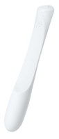Белый гибкий водонепроницаемый вибратор Sirens Venus - 22 см. - фото 89995
