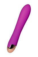 Фиолетовый вибратор-ротатор Lova-lova - 17,5 см. - фото 172978