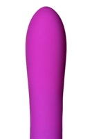 Фиолетовый вибратор-ротатор Lova-lova - 17,5 см. - фото 172981