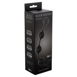 Чёрная анальная цепочка Classic Anal Beads - 31,5 см. - фото 173284