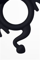 Черное эрекционное кольцо на пенис JOS COCKY DEVIL - фото 1363060