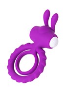 Фиолетовое эрекционное кольцо на пенис JOS  GOOD BUNNY - фото 1401260